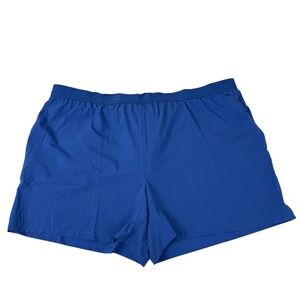 VRST Shorts Mens XXL 2XL Accelerate 5" Lined Running Blue Activewear Relaxed Fit